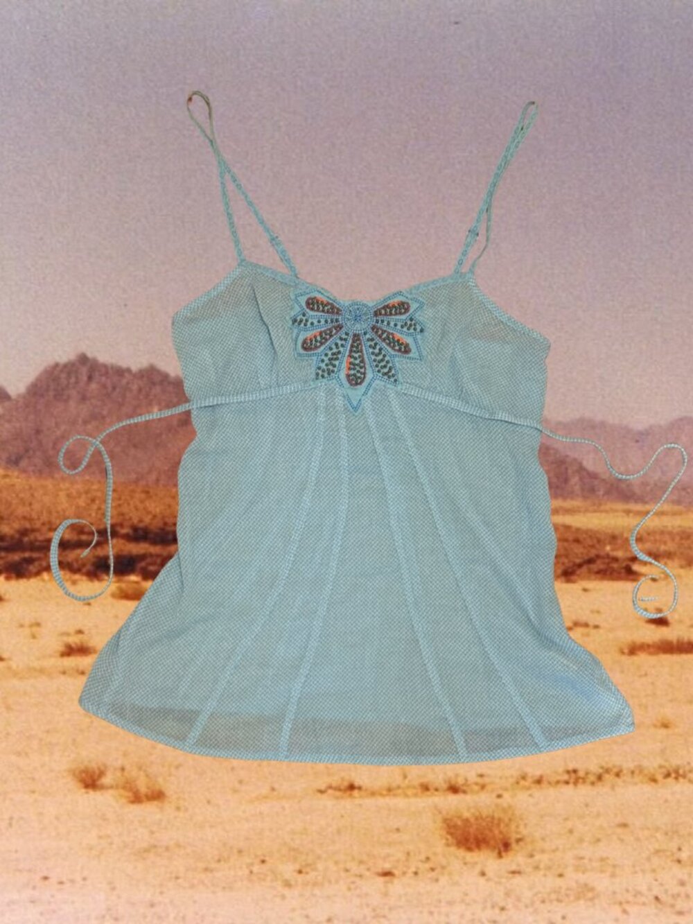 "Vintage" Free People Beaded Lightweight Tank top